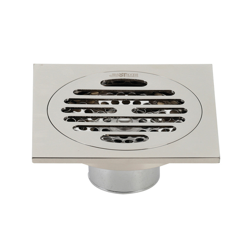 Watercourse Symmetric 4" Square Grid Shower Drain