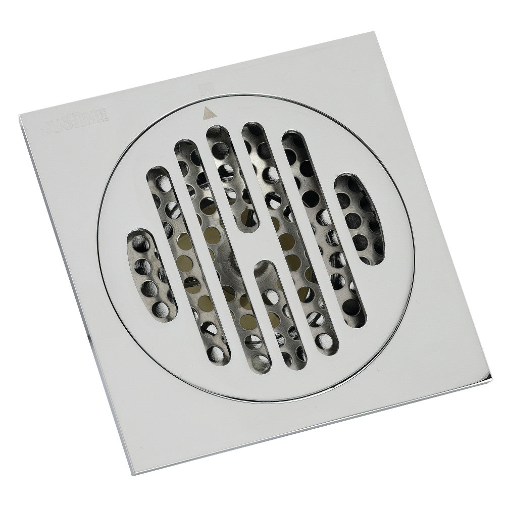 Watercourse Symmetric 4" Square Grid Shower Drain