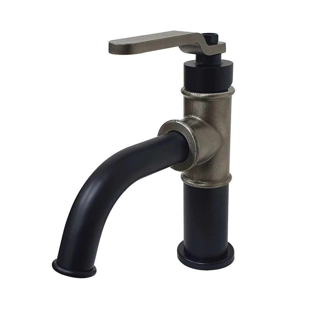 Whitaker Single-Handle 1-Hole Deck Mount Bathroom Faucet with Push Pop-Up