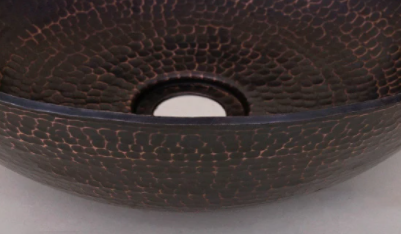 Oval Vessel Copper Sink