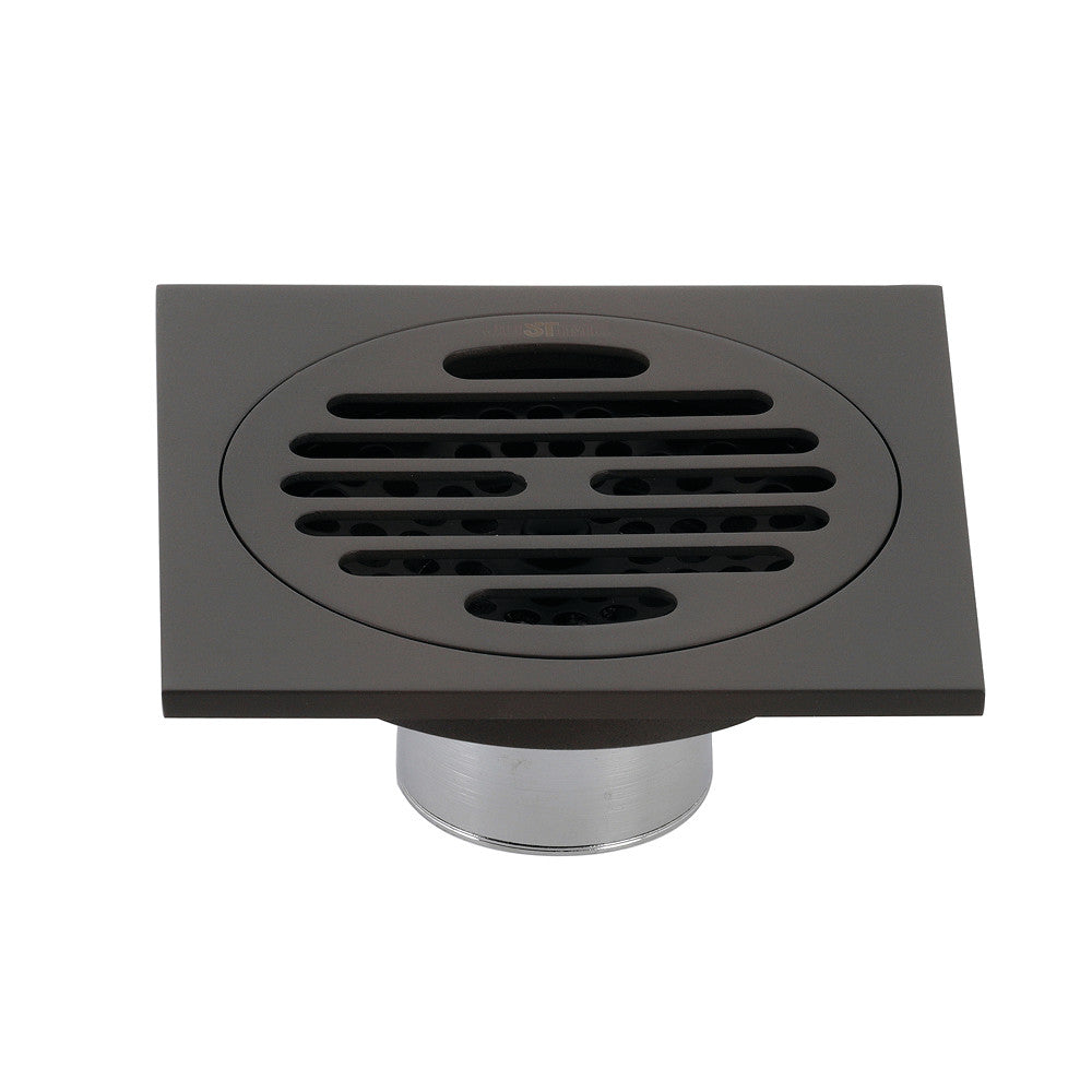 Watercourse Symmetric 4" Square Grid Shower Drain