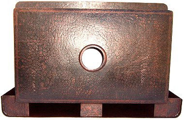 Farmhouse Hammered Copper Kitchen Sink