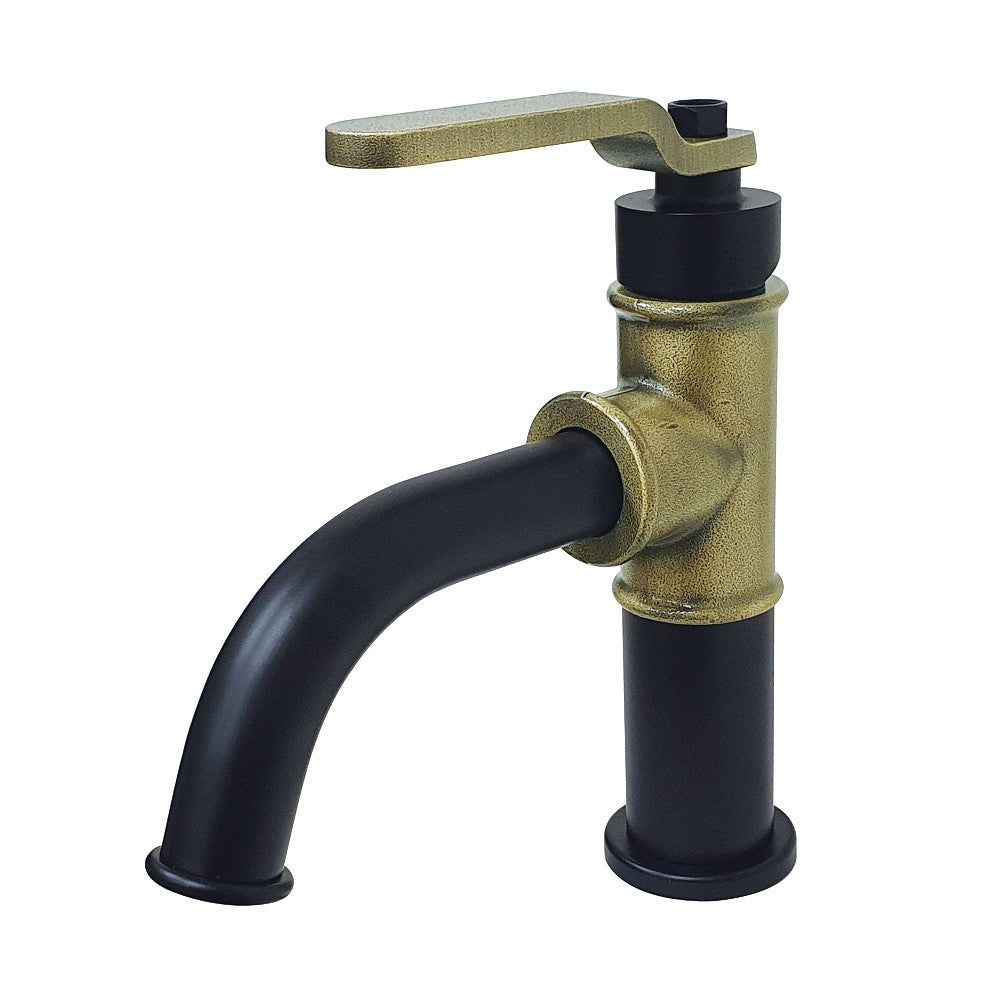 Whitaker Single-Handle 1-Hole Deck Mount Bathroom Faucet with Push Pop-Up
