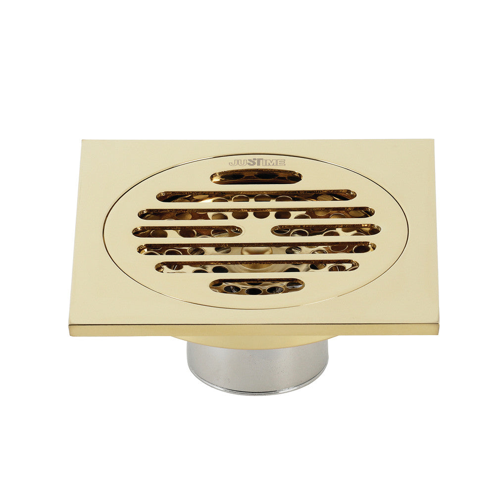 Watercourse Symmetric 4" Square Grid Shower Drain