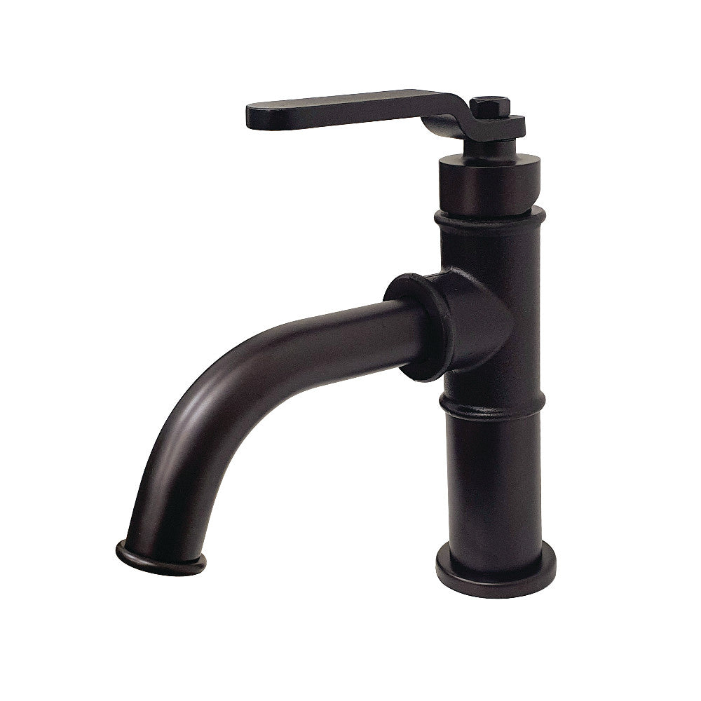 Whitaker Single-Handle 1-Hole Deck Mount Bathroom Faucet with Push Pop-Up