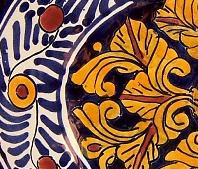 17" Oval Marigold Drop In Talavera Sink