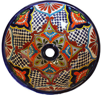 14" Azalea Talavera Vessel Sink
