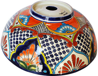 14" Azalea Talavera Vessel Sink