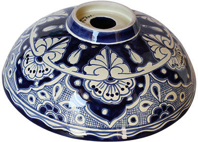 14" Blue Talavera Vessel Sink