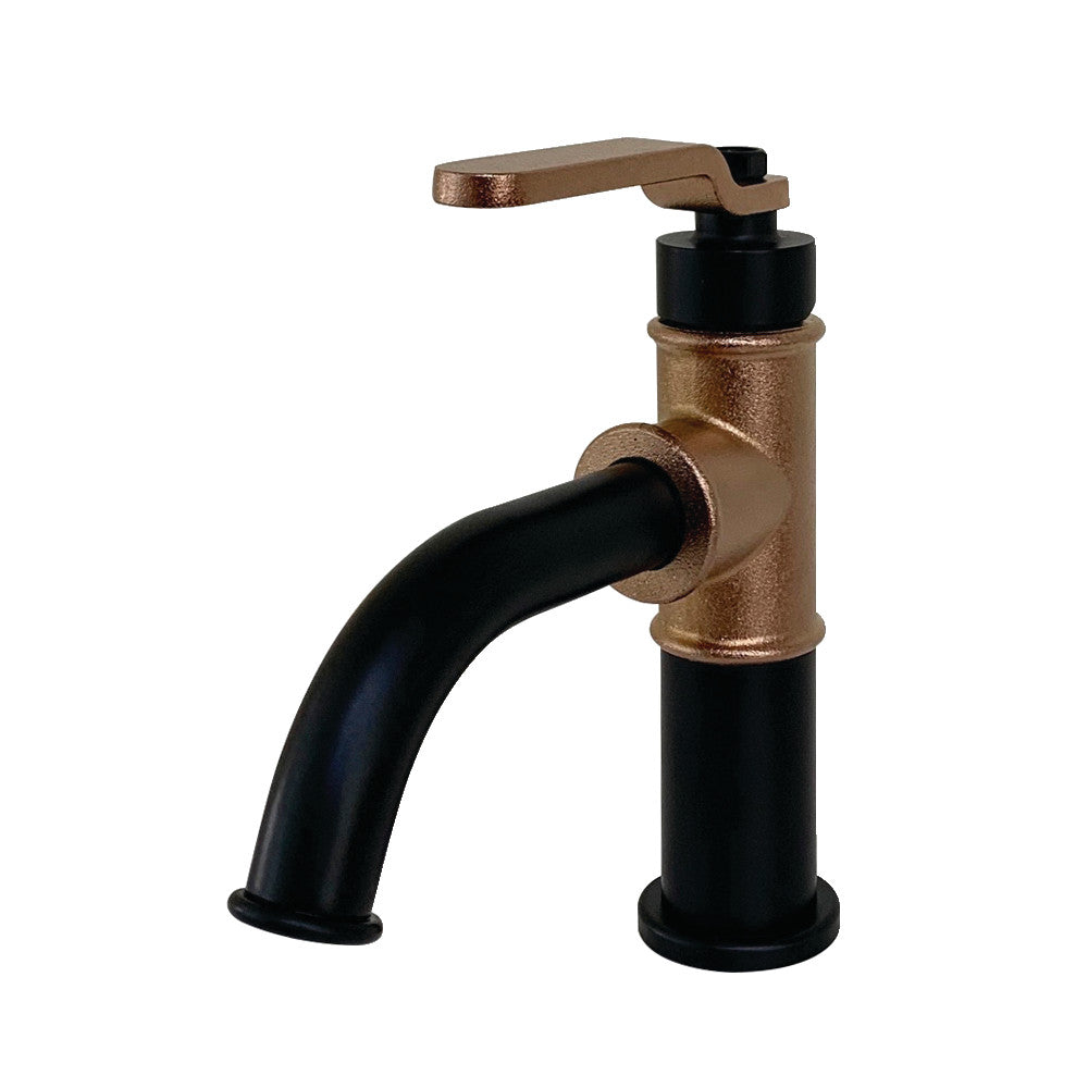 Whitaker Single-Handle 1-Hole Deck Mount Bathroom Faucet with Push Pop-Up