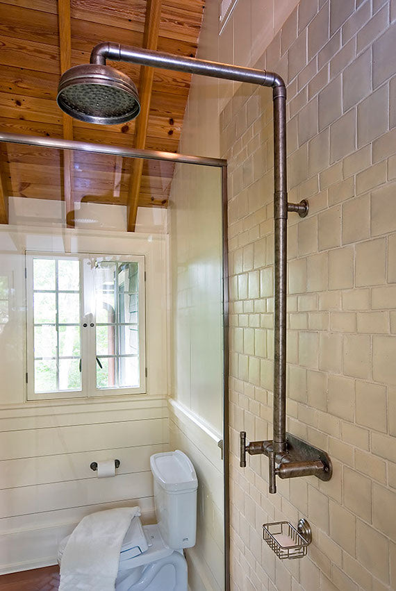 Wall Mount Exposed Shower w/Rainhead