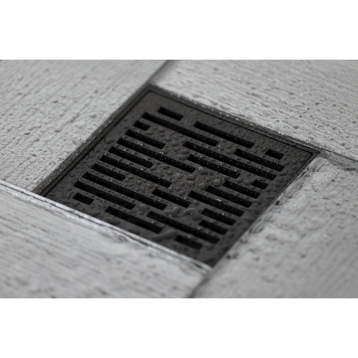 Watercourse Transit 4" Square Grid Shower Drain