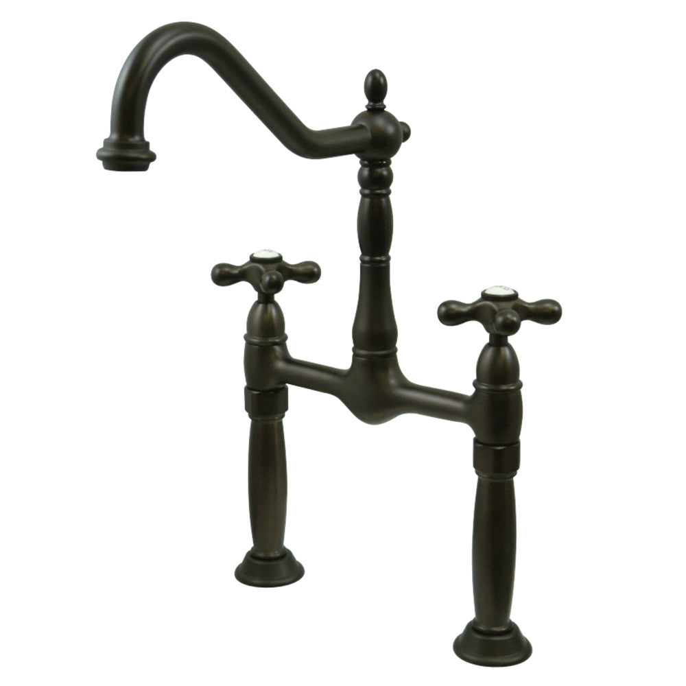 Victorian Two-Handle 2-Hole Deck Mounted Vessel Faucet