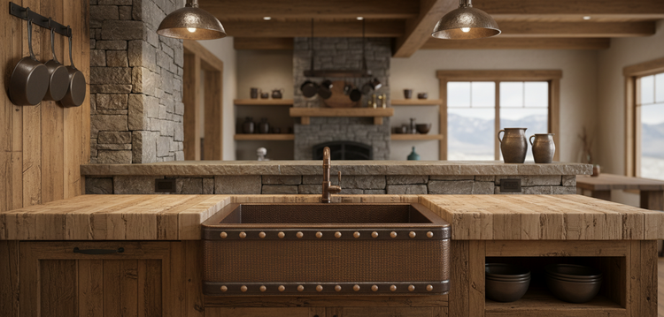 Copper Kitchen Sinks