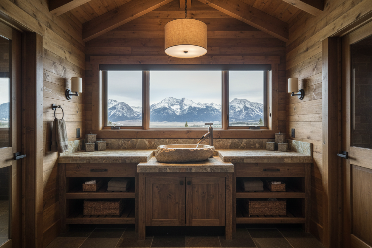 Short Bathroom Faucet with Waterfall Spout