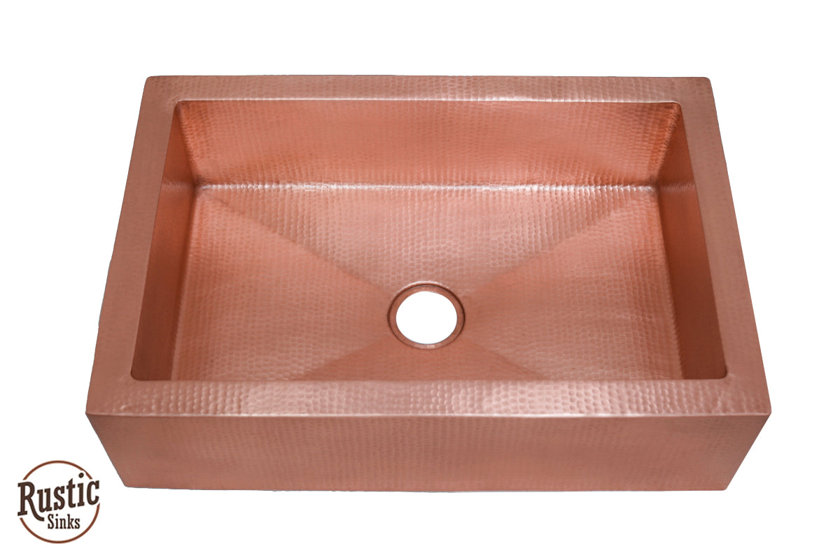 X Design Farmhouse Copper Kitchen Sink