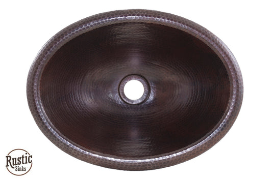 Oval Copper Bath Sink