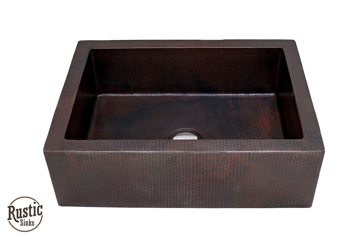 Classic Copper Single Bowl Farmhouse Sink