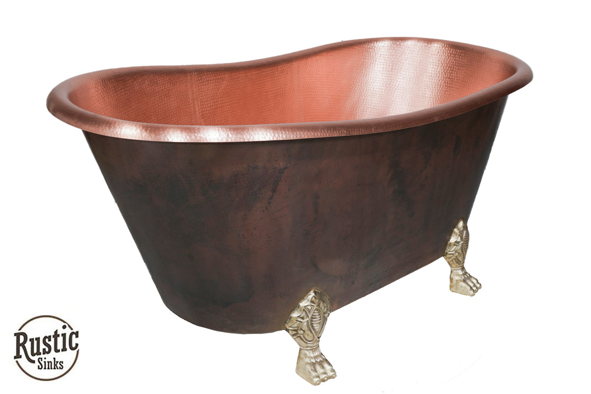 Slipper Copper Clawfoot Bathtub