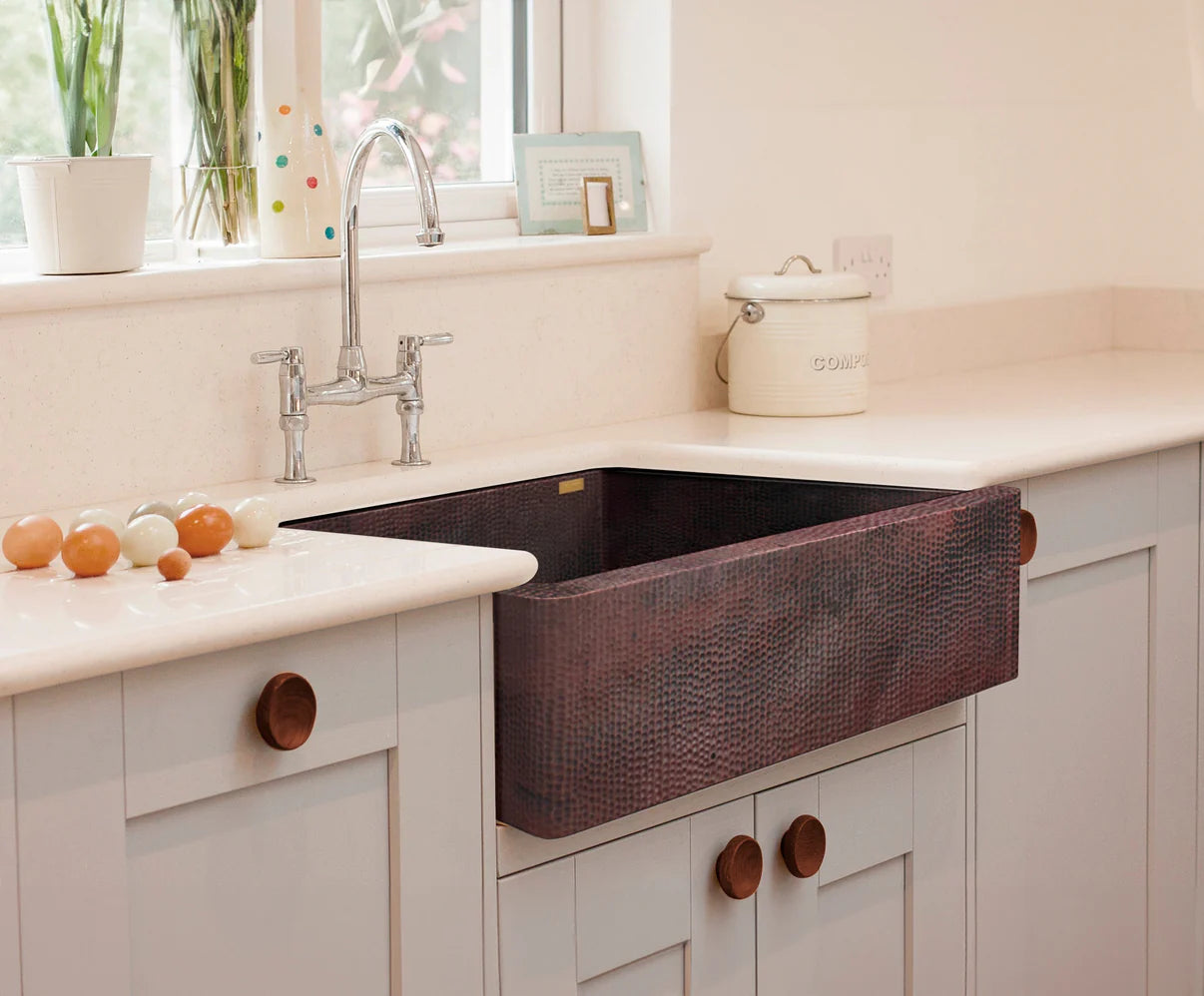 X Design Farmhouse Copper Kitchen Sink