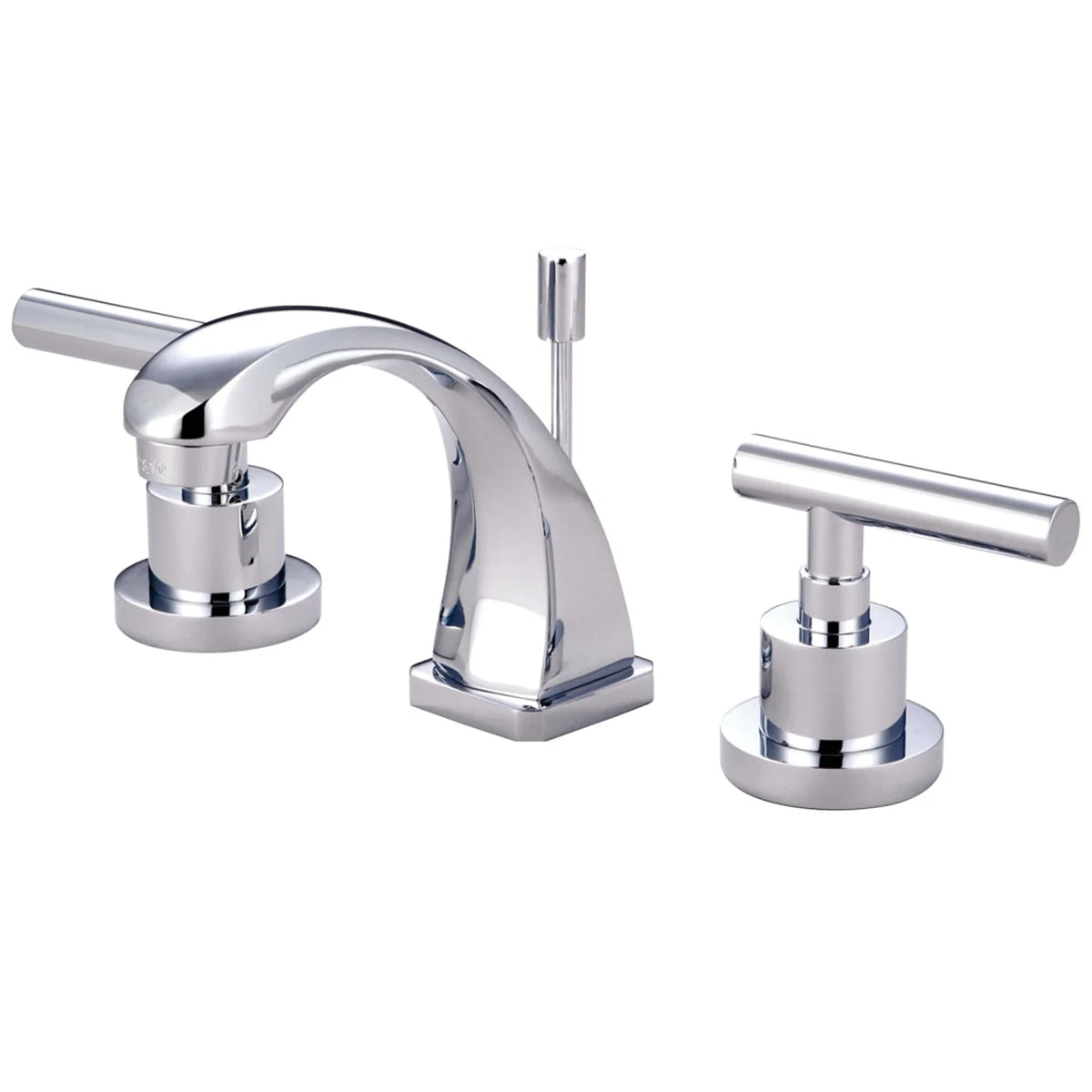 Manhattan Two-Handle 3-Hole Deck Mount Widespread Bathroom Faucet