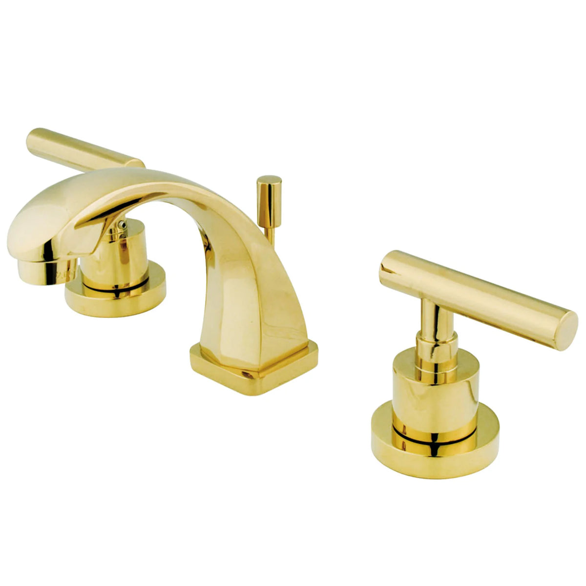 Manhattan Two-Handle 3-Hole Deck Mount Widespread Bathroom Faucet