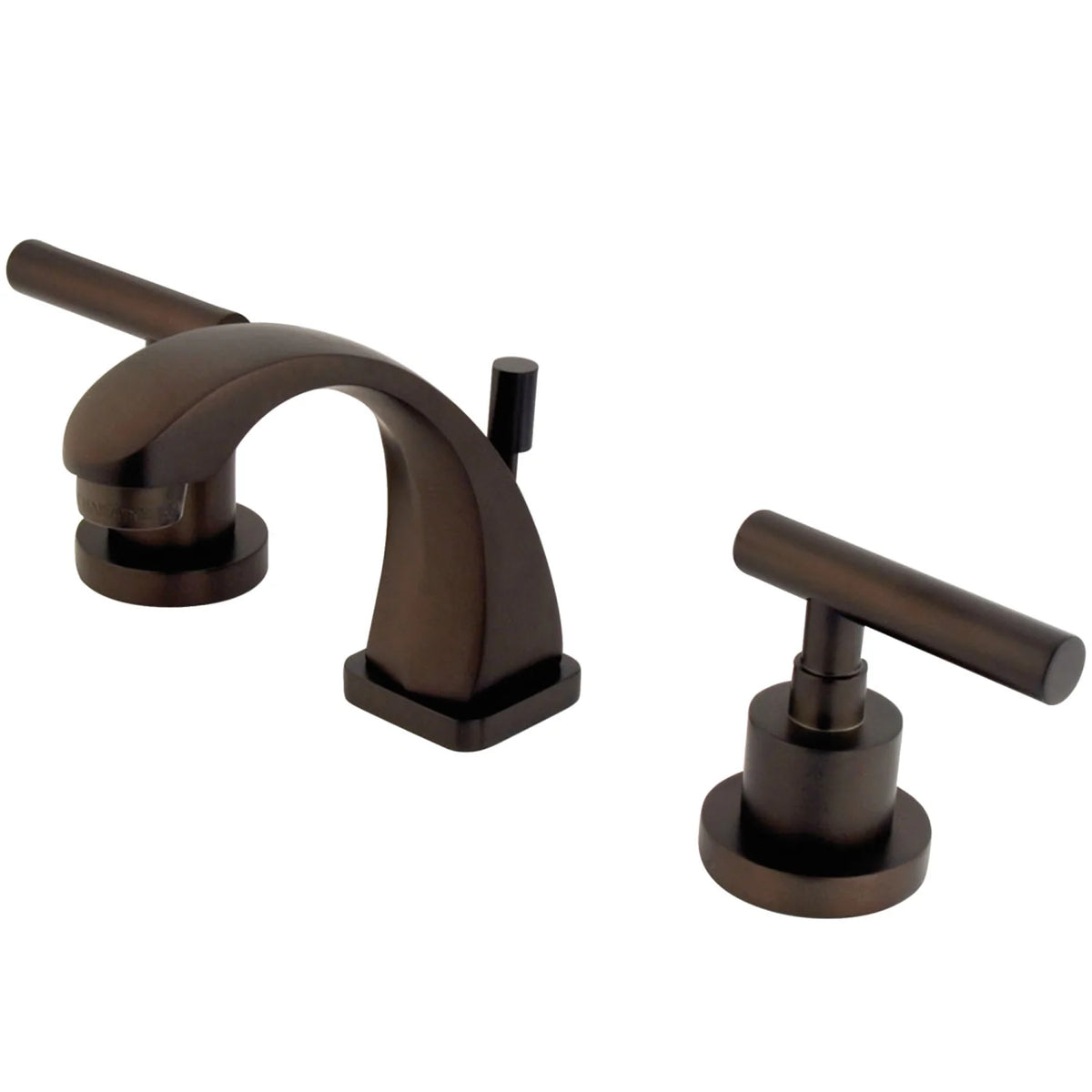 Manhattan Two-Handle 3-Hole Deck Mount Widespread Bathroom Faucet