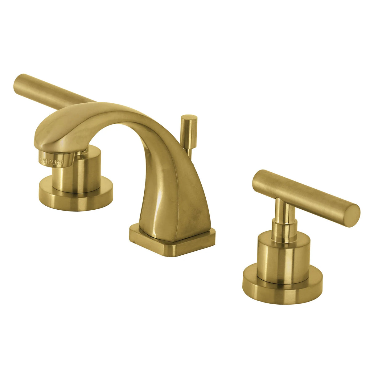 Manhattan Two-Handle 3-Hole Deck Mount Widespread Bathroom Faucet