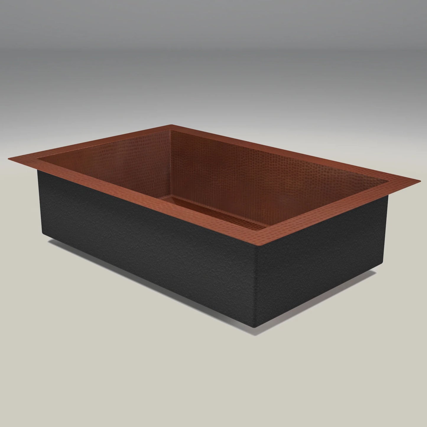 Copper Kitchen Single Basin Sink