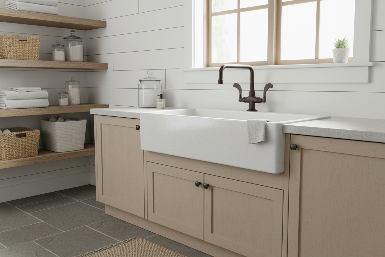 Wingnut Deck Mount Faucet