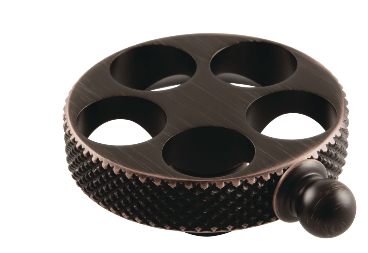 Brass Knurled Wheel Handle