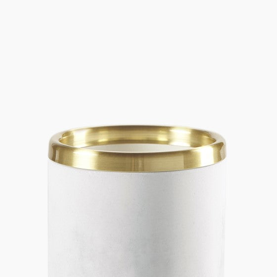 Corsica Gold Marbled Resin Tumbler