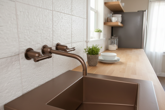 Wall Mount Gooseneck Lavatory/Tub filler Faucet