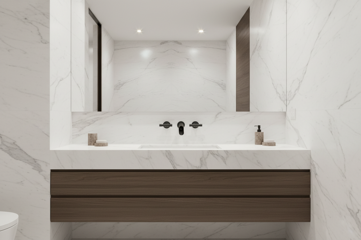Ultra Modern Lifestyle - Waterfall Spout over Sink