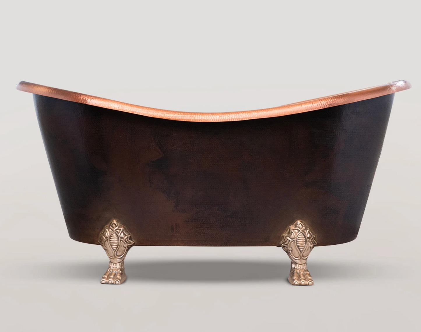 Copper Clawfoot Bathtub Vintage Bathtubs Rustic Sinks