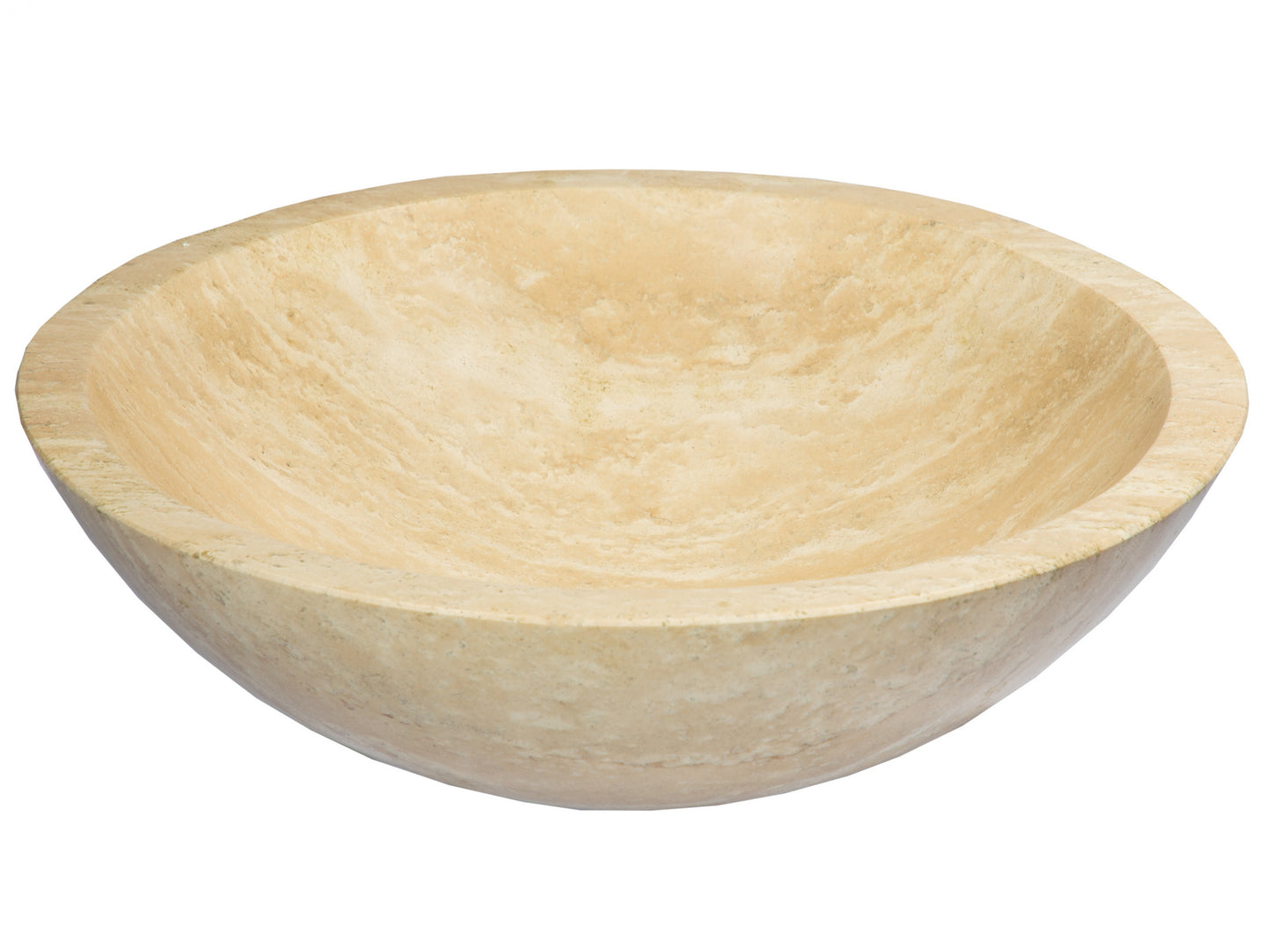 16" Classic Round Stone Vessel Sink