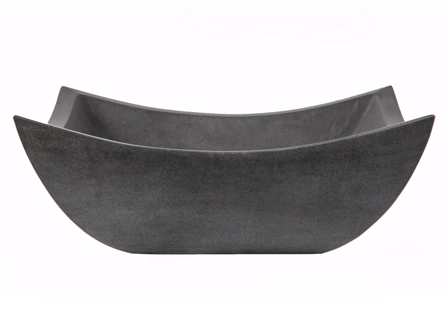 Square Deep Zen Sink - Lava Stone