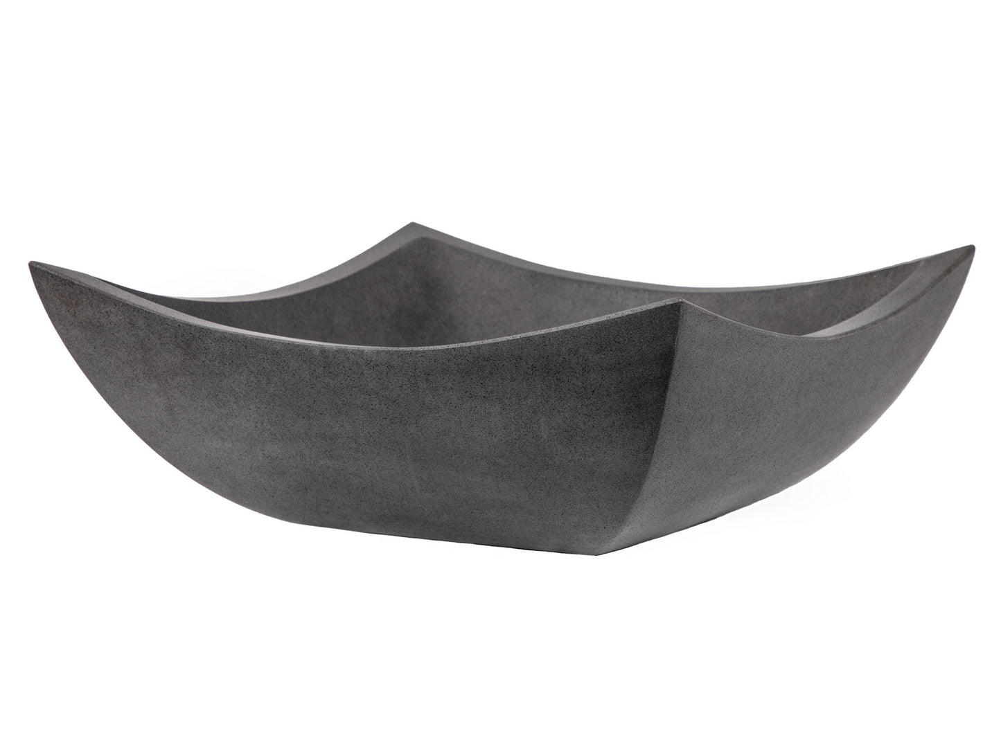 Square Deep Zen Sink - Lava Stone