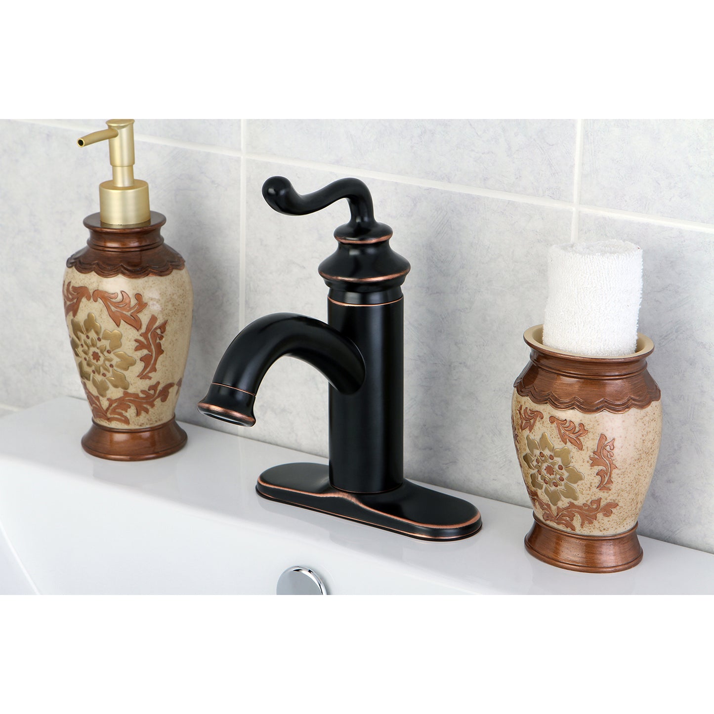 Royale Single Handle Monoblock Lavatory Faucet