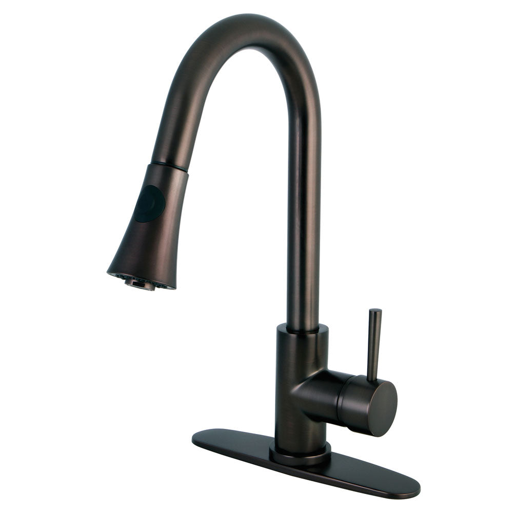 Single Handle Pull-Down Spray Kitchen Faucet