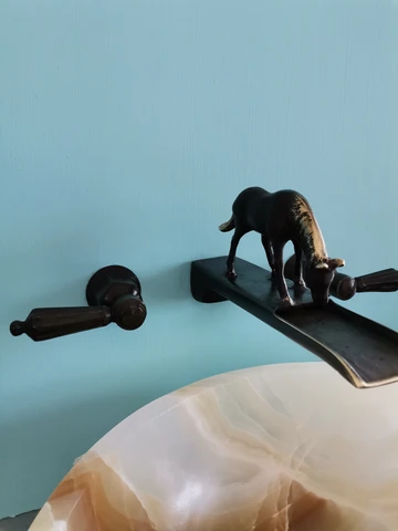 Bronze Horse Waterfall Faucet