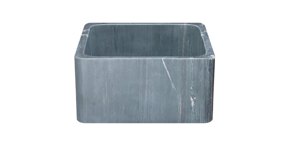 17" Farmhouse Charcoal Soapstone Single Bowl Sink