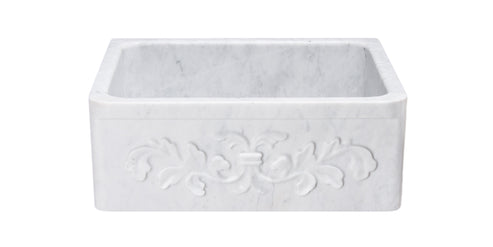 Carrara Marble Stone Kitchen Sinks – Rustic Sinks