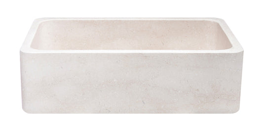33" Beige Marble Farmhouse Sink