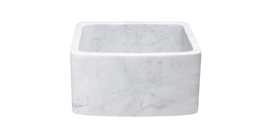 White Carrara Marble Stone Sink