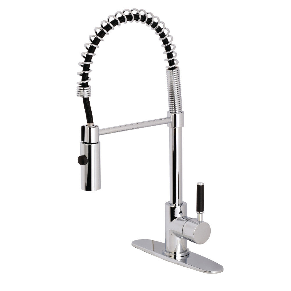 Gourmetier Single-Handle Pull-Down Kitchen Faucet