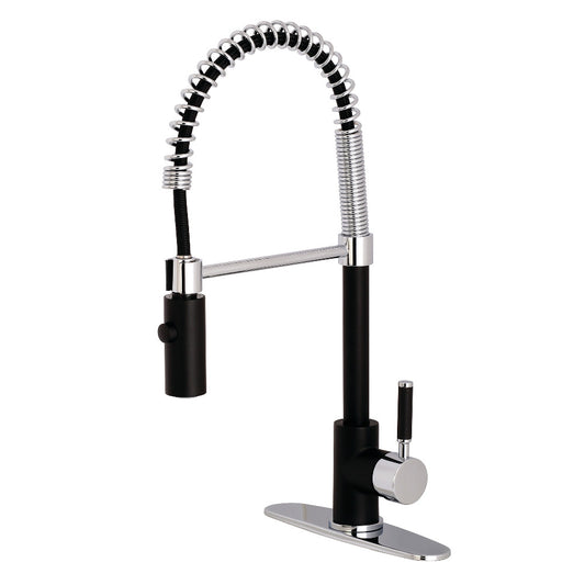 Gourmetier Single-Handle Pull-Down Kitchen Faucet