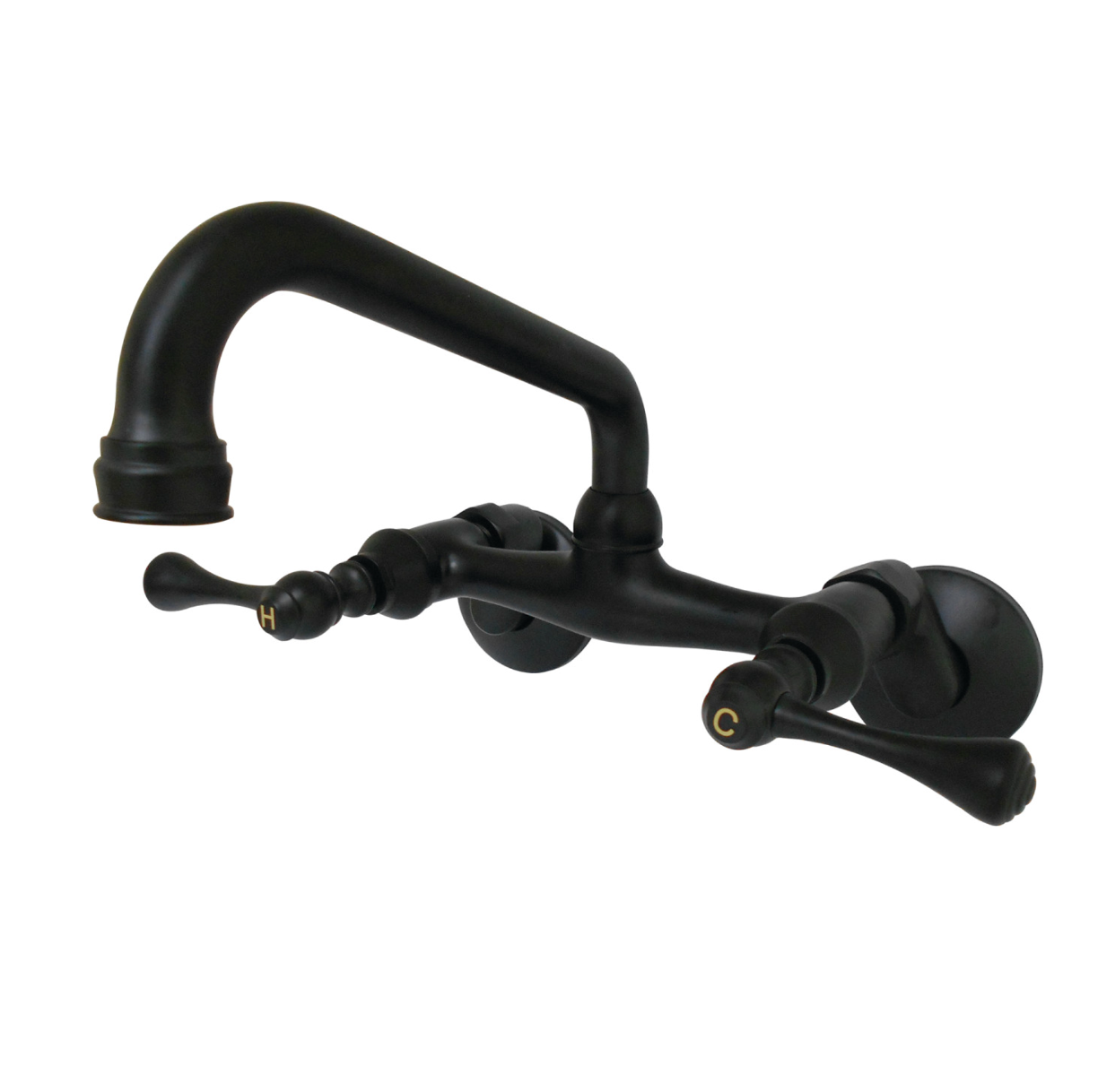 Two Handle Wall Mount Kitchen Faucet
