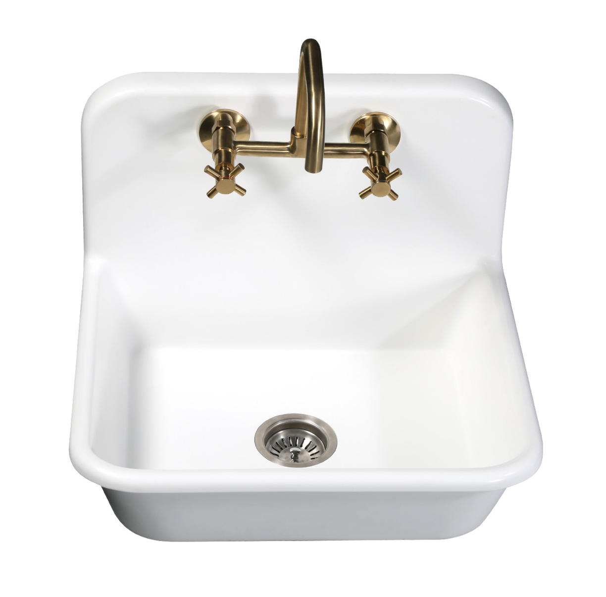 Concord Two-Handle 2-Hole Wall Mounted Faucet