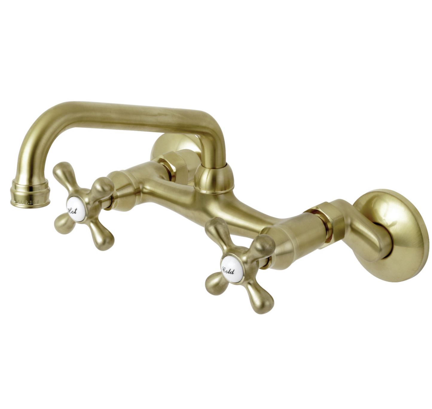 Kingston Brass Water Onyx Antique Brass Double-Hook Wall Mount Towel Hook | WLBA9117AB